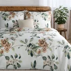 Eurofirany, komplet pościeli bawełnianej, Nikola, 160-200 cm, biały