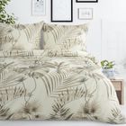 Eurofirany, komplet pościeli bawełnianej, Nina, 220-200 cm, beżowy