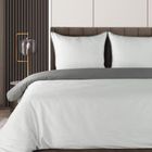 Eurofirany, komplet pościeli, Lunara, 220-200 cm, biały