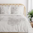 Eurofirany, komplet pościeli satynowej, premium27, 220-200 cm, biały