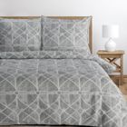 Eurofirany, komplet pościeli satynowej, Spring, 140-200 cm, biały