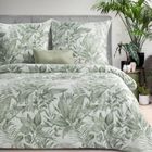 Eurofirany, komplet pościeli satynowej spring, 140-200 cm, miętowy