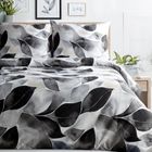 Eurofirany, komplet pościeli satynowej, Spring, 220-200 cm, biały