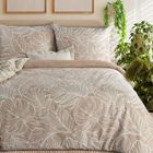 Eurofirany, komplet pościeli satynowej, Spring 81, 140-200 cm, jasnobrązowy