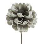 Eurofirany, kwiat flore, 65 cm, srebrny