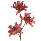 Eurofirany, kwiat flore, 71 cm, ciemnoróżowy