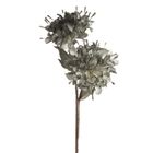 Eurofirany, kwiat Flore, 88 cm, popielaty