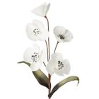 Eurofirany, kwiat Flore, biały