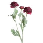 Eurofirany, kwiat Natu, 47 cm, bordowy