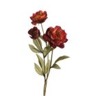 Eurofirany, kwiat Natu, 52 cm, bordowy