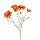 Eurofirany, kwiat Natu, 59 cm, pomarańczowy