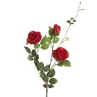 Eurofirany, kwiat Natu, 88 cm, czerwony