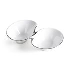 Eurofirany, misa dekoracyjna, Elene, 22-13-6 cm, biały