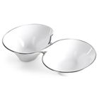 Eurofirany, misa dekoracyjna, Elene, 28-16-7 cm, biały