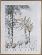 Eurofirany, obraz, 45-60-25 cm, szary