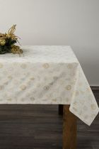 Eurofirany, obrus flash, 135-180 cm, złoty