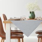 Eurofirany, obrus flash, 85-85 cm, srebrny