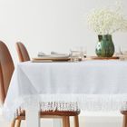 Eurofirany, obrus Jasper, 140-260 cm, biały