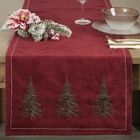 Eurofirany, obrus świąteczny, 40-183 cm, bordowy