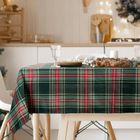 Eurofirany, obrus świąteczny, Aurora, 140-180 cm, czerwony