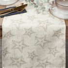 Eurofirany, obrus świąteczny, winter, 40-140 cm, kremowy