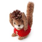 Eurofirany, ozdoba świąteczna, 12-8-14 cm, brązowy