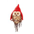 Eurofirany, ozdoba świąteczna, 18-8-7 cm, czerwony