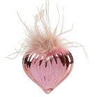 Eurofirany, ozdoba świąteczna, 8-8 cm, różowy