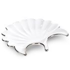 Eurofirany, patera dekoracyjna, Abbi, 25-25-4 cm, biały