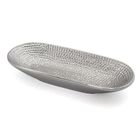 Eurofirany, patera dekoracyjna, Greg, 31-13-5 cm, srebrny