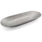 Eurofirany, patera dekoracyjna, Greg, 41-15-6 cm, srebrny