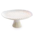 Eurofirany, patera dekoracyjna, Nela, 39-31-17 cm, perłowy