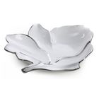 Eurofirany, patera dekoracyjna, Neris, 35-33-7 cm, biały