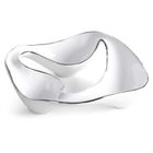 Eurofirany, patera dekoracyjna, rob, 28-28-7 cm, biały