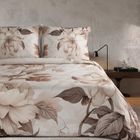 Eurofirany, pościel, Dakota, 220-200 cm, ciemnobeżowy