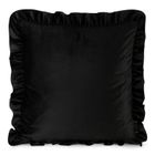 Eurofirany, poszewka Brenda, 45-45 cm, czarny