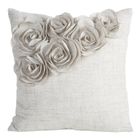 Eurofirany, poszewka Flores, 45-45 cm, beżowy