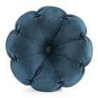 Eurofirany, poszewka flower, 37-37 cm, niebieski