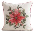 Eurofirany, poszewka świąteczna, 45-45 cm, beżowy