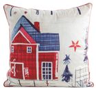 Eurofirany, poszewka świąteczna, 45-45 cm, beżowy