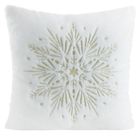 Eurofirany, poszewka świąteczna, 45-45 cm, biały