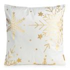 Eurofirany, poszewka świąteczna, 45-45 cm, biały