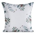 Eurofirany, poszewka świąteczna, 45-45 cm, biały