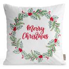 Eurofirany, poszewka świąteczna, 45-45 cm, biały