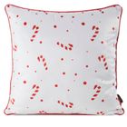 Eurofirany, poszewka świąteczna, 45-45 cm, biały