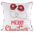 Eurofirany, poszewka świąteczna, 45-45 cm, biały