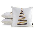 Eurofirany, poszewka świąteczna, 45-45 cm, biały