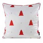 Eurofirany, poszewka świąteczna, 45-45 cm, biały