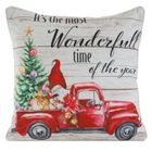 Eurofirany, poszewka świąteczna, 45-45 cm, czerwony