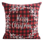 Eurofirany, poszewka świąteczna, 45-45 cm, czerwony